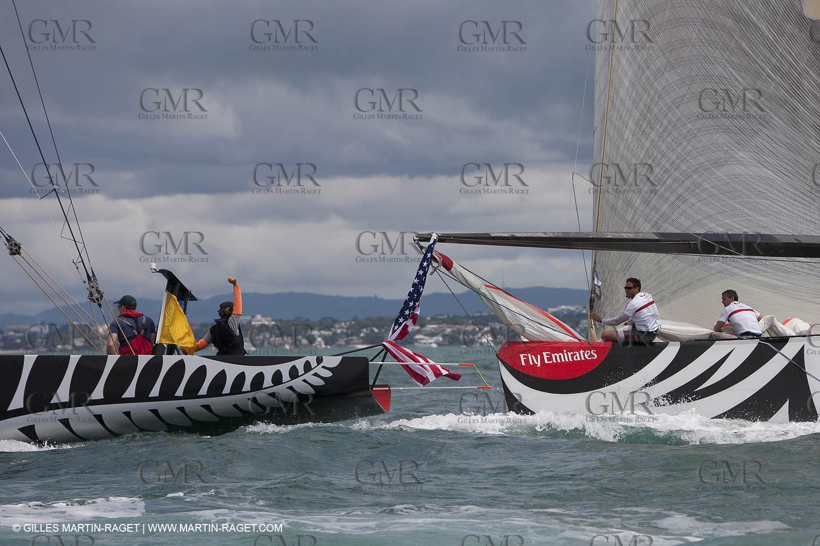 11 02 2009 - Auckland (NZL) -  Louis Vuitton Pacific Series -  Racing Day 11 - sail off
