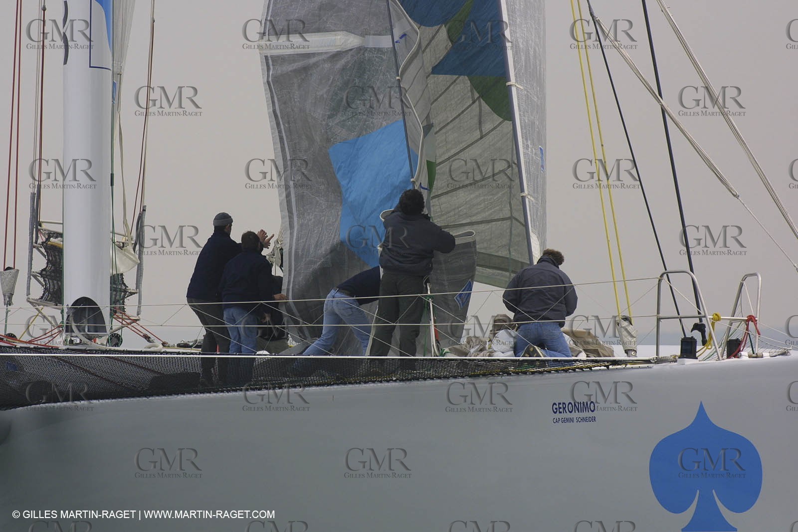 Geronimo - Jules Verne Trophy 2001 start - Brest