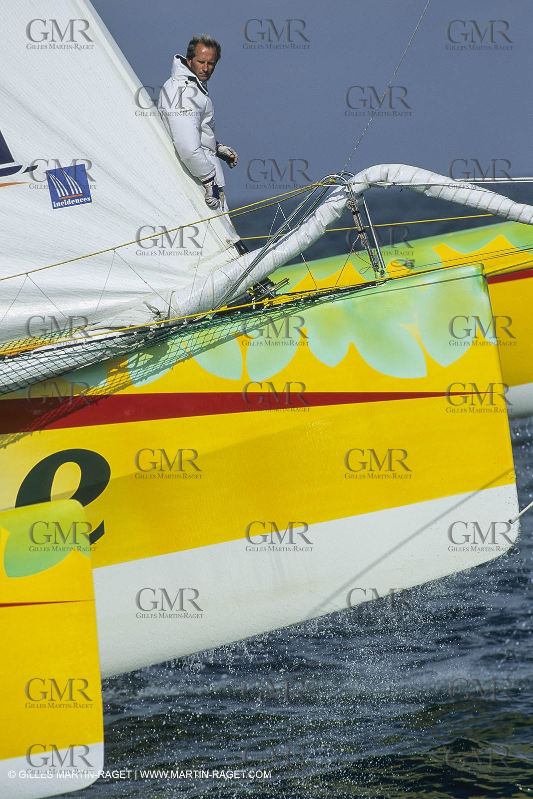 Yacht Racing, Multihull, ORMA 60, Jean Le Cam, Bonduelle