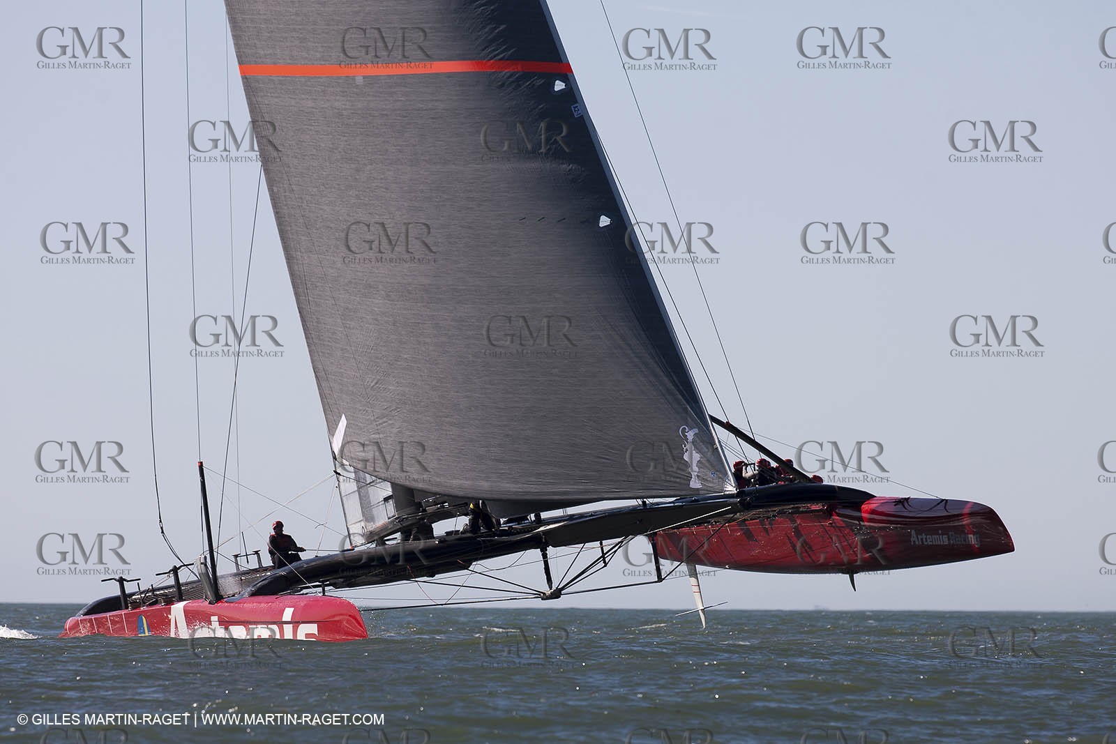 11 02 2013 - San Francisco (USA) - 34th America's Cup - Artemis Racing AC72 training