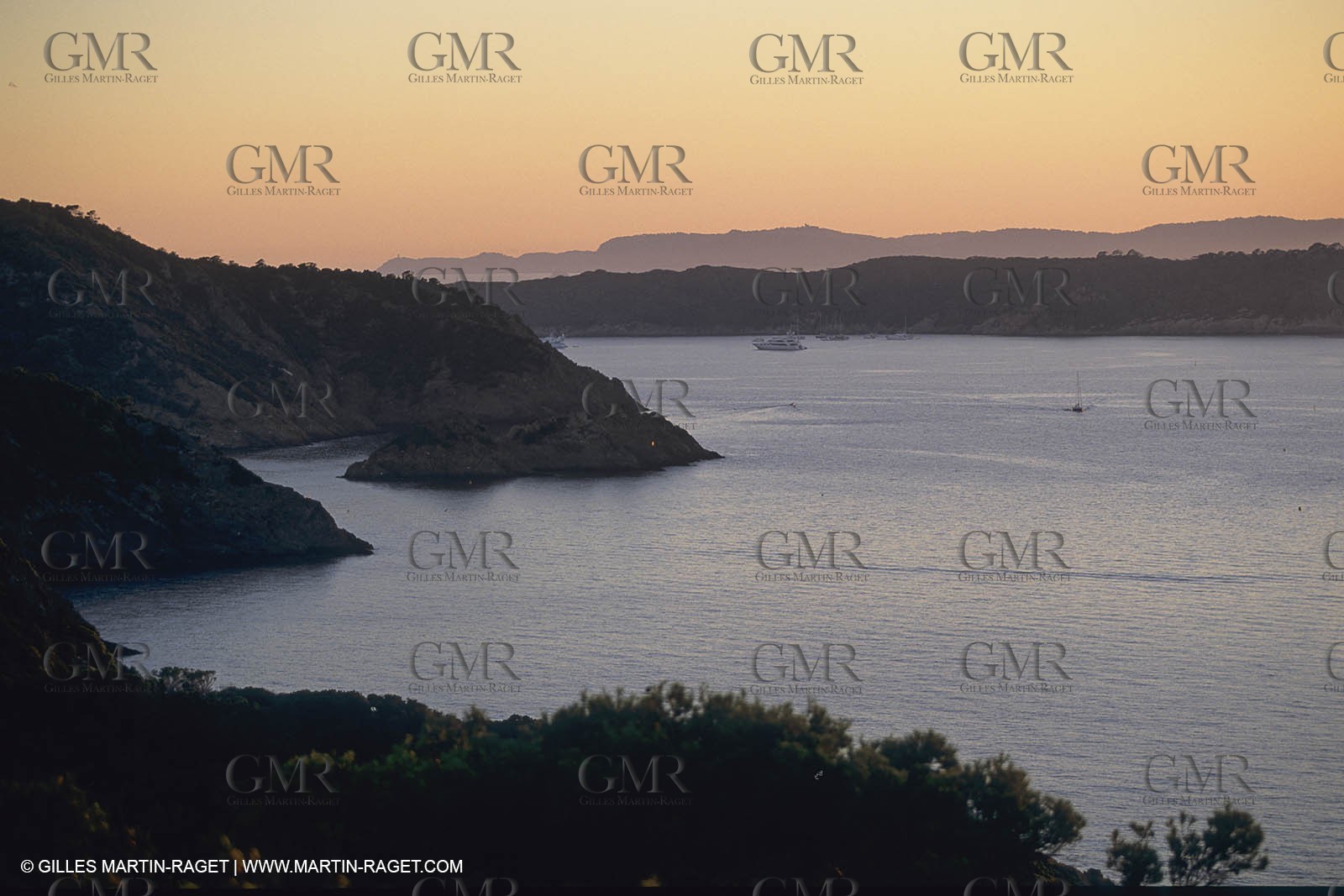 France, Provence, Iles d'Hyères, Port Cros