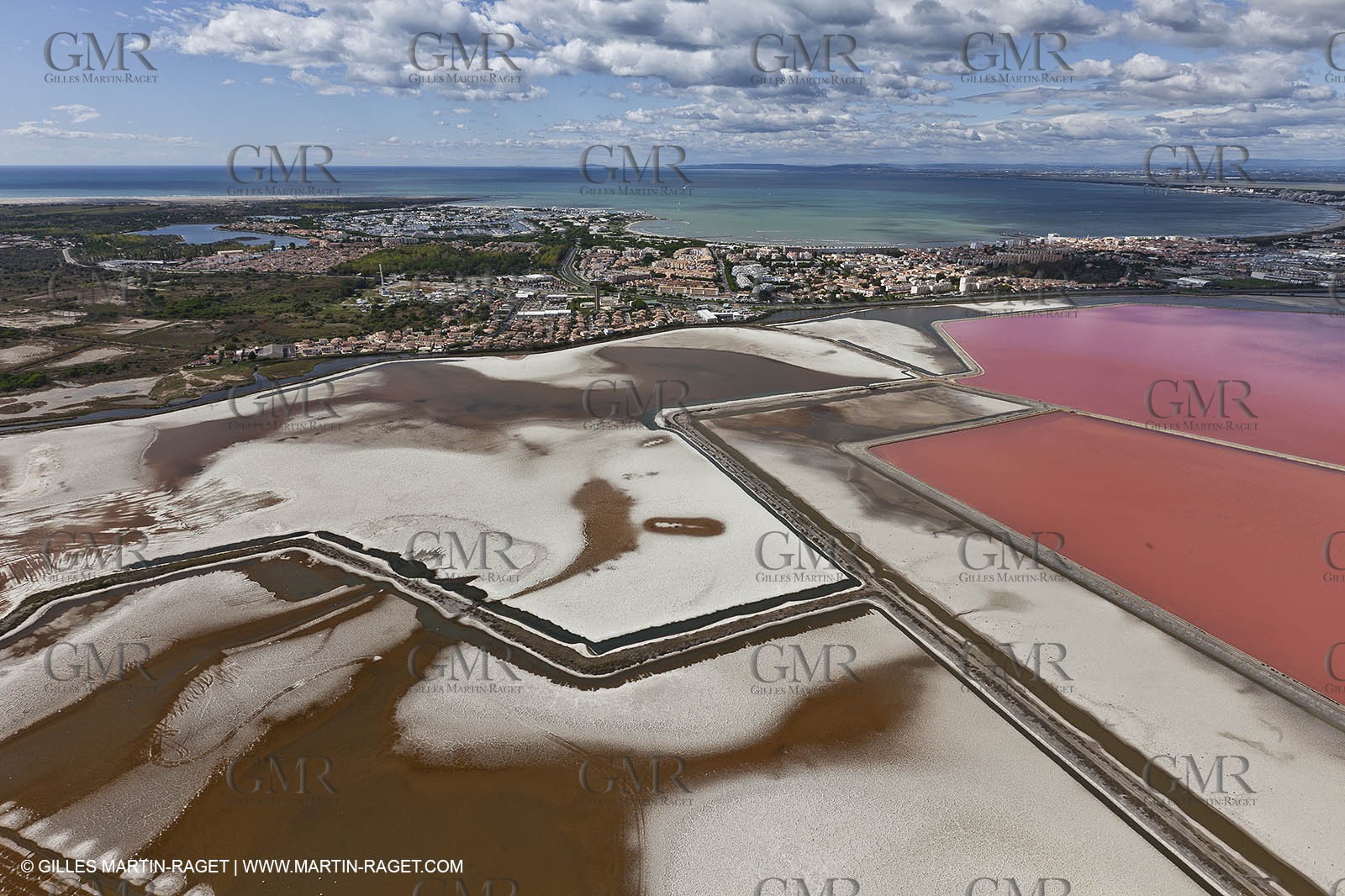 25 09 2010 - Aerial Camargphotos of the coastline from Marseille to La Grande Motte via the Camargue. Port Camargue, le Grau du Roi, Aigues Mortes bay.