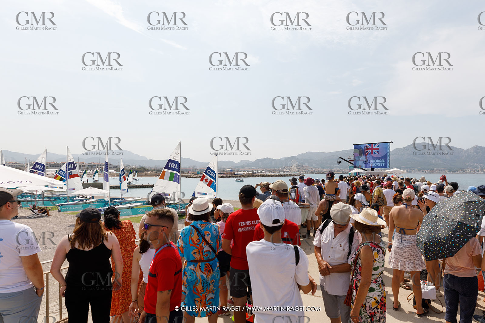 07 08 2024, Marseille (FRA), Paris 2024 Olympic Games, Sailing, Race Day 10, ILCA Medals races