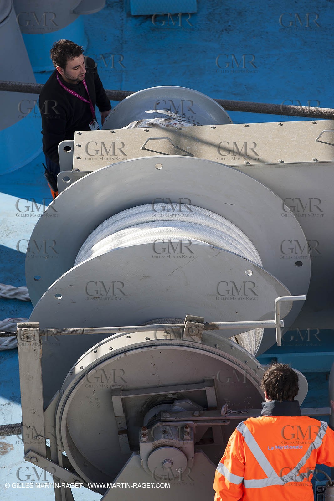 16 02 2012 - Ajaccio (FRA, Corse) -  La Méridionale shipping company- Piana at Ajaccio