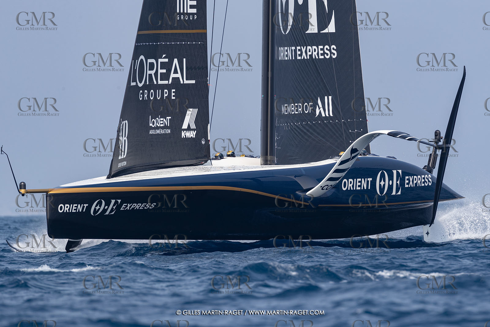 22 08 2024, Barcelona (ESP), Louis Vuitton 37th America's Cup, Louis Vuitton Preliminary Regatta, Race Day 1